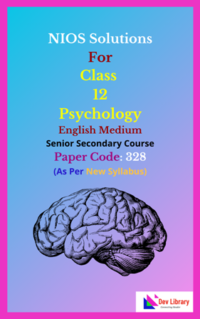 NIOS Class 12 Psychology English Medium Solutions