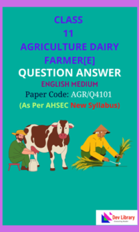 Class 11 Agriculture Dairy Farmer Solutions English Medium
