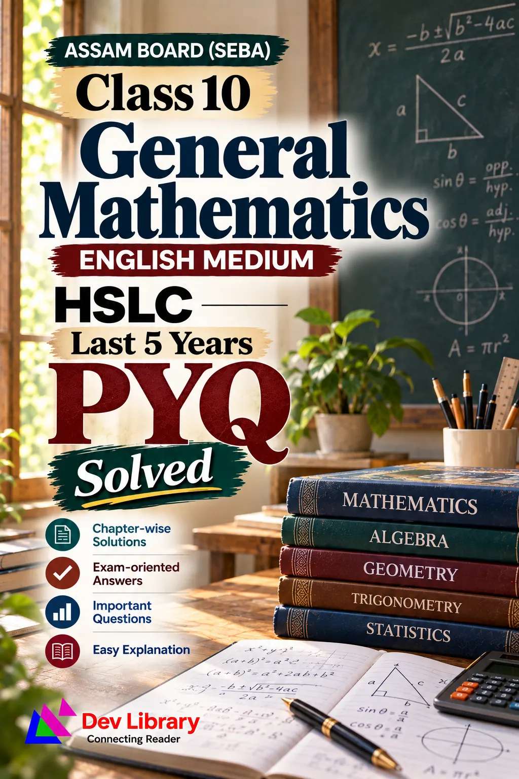 Class 10 General Mathematics PYQ Solved (English Medium)