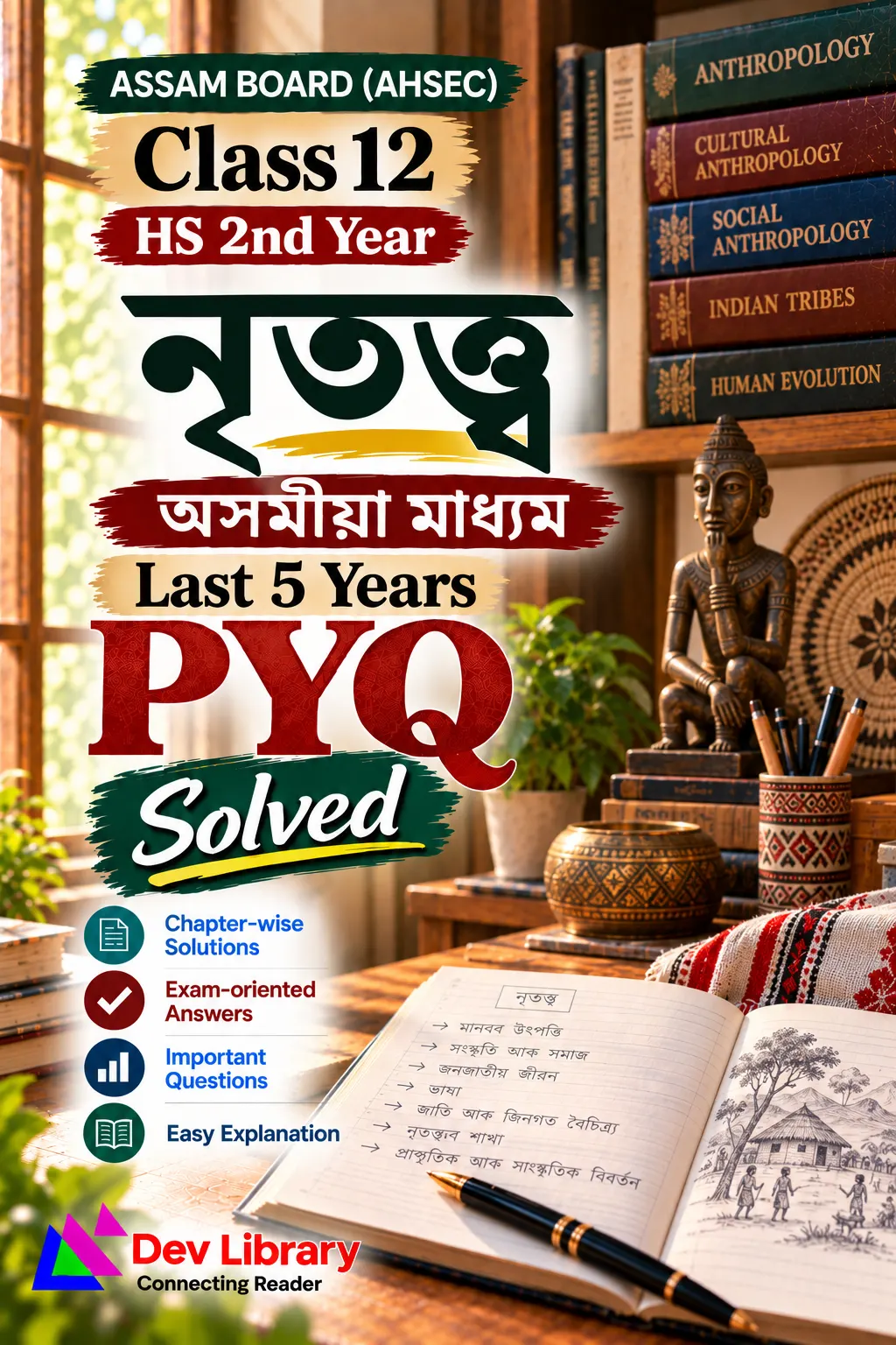 Class 12 Anthropology PYQ Papers Solved Assamese Medium