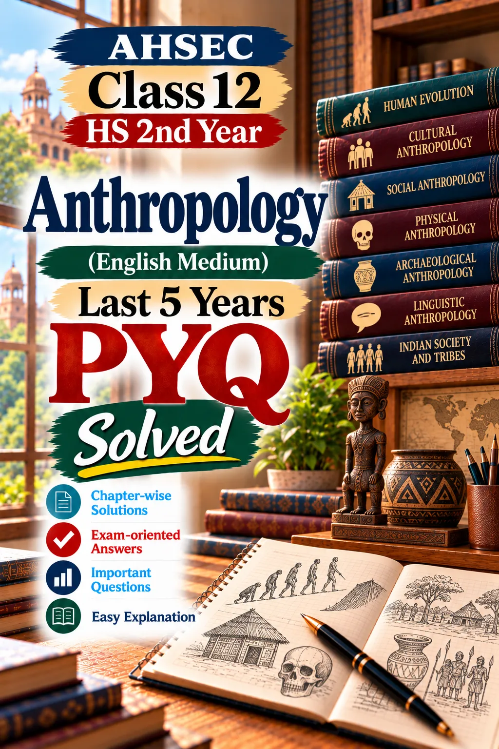 Class 12 Anthropology PYQ Solved English Medium