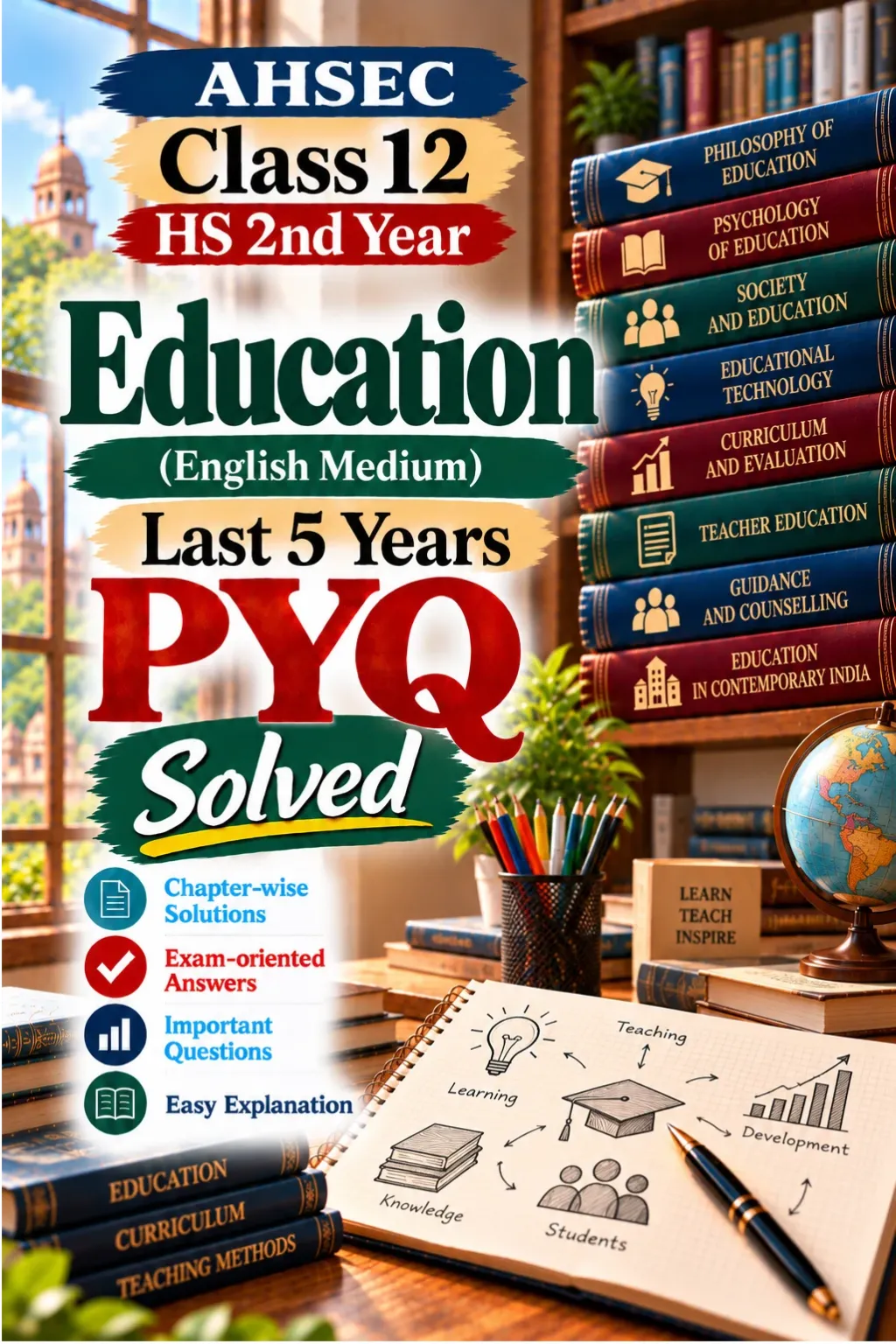 Class 12 Education PYQ Solved English Medium